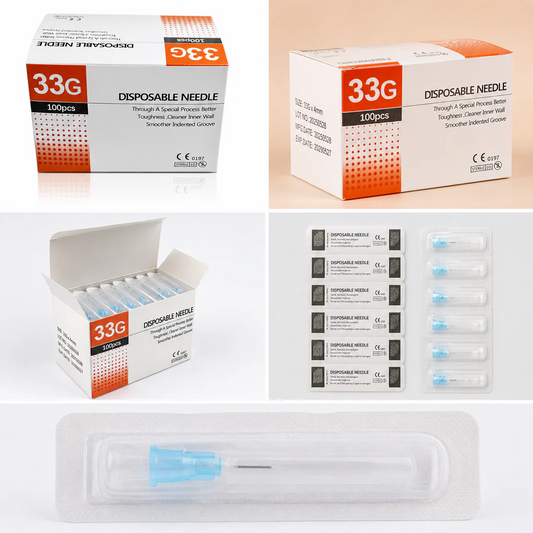 Disposable 33G Mesotherapy Needles – 100 Box