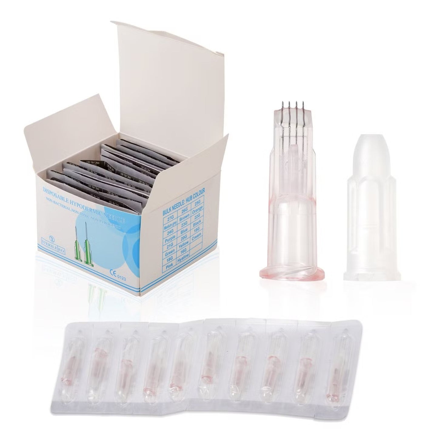 4 Pin Mesotherapy Needle 32G (1.0mm / 1.2mm / 1.5mm)