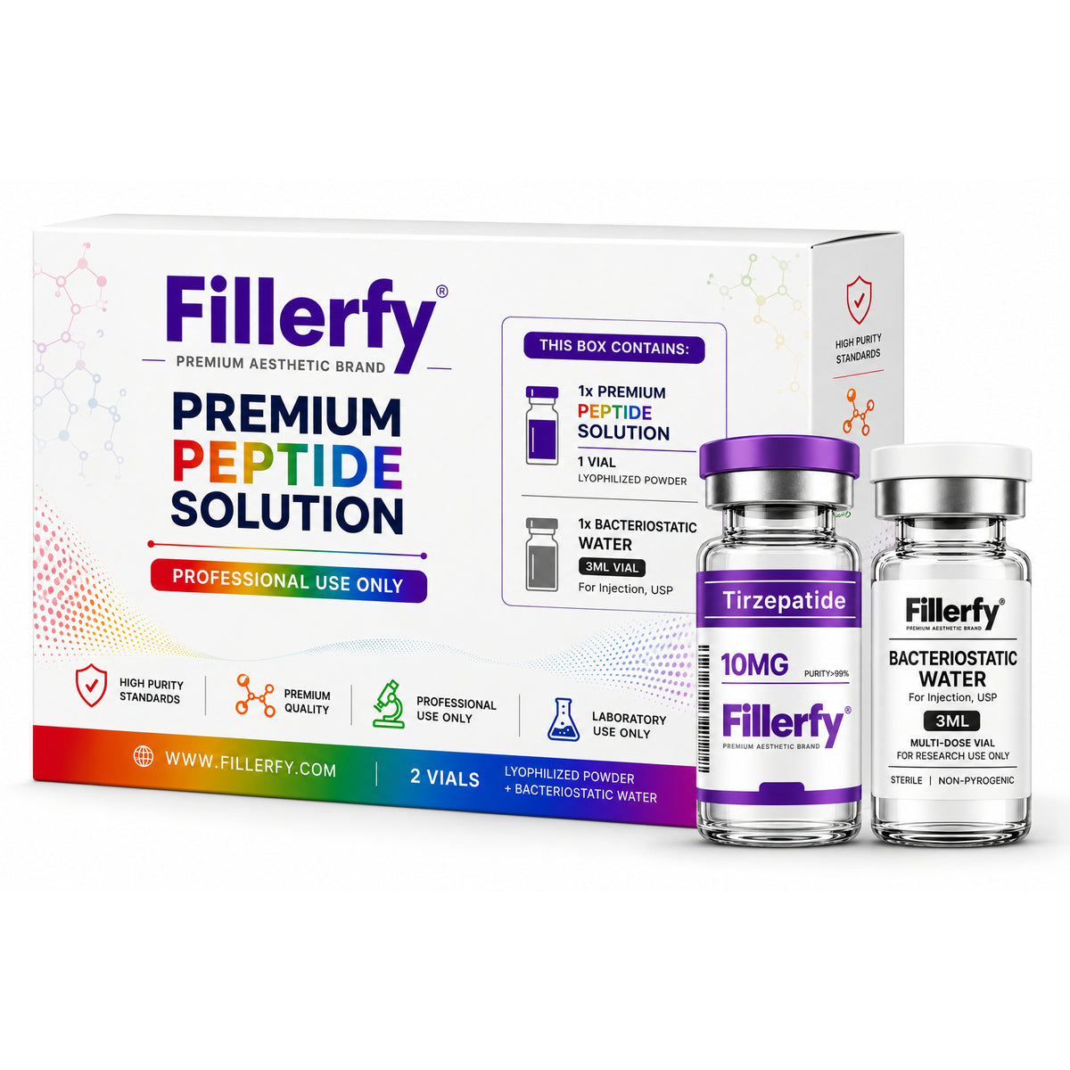 Fillerfy® Tirzepatide With Bacteriostatic Water Kit - All Strengths