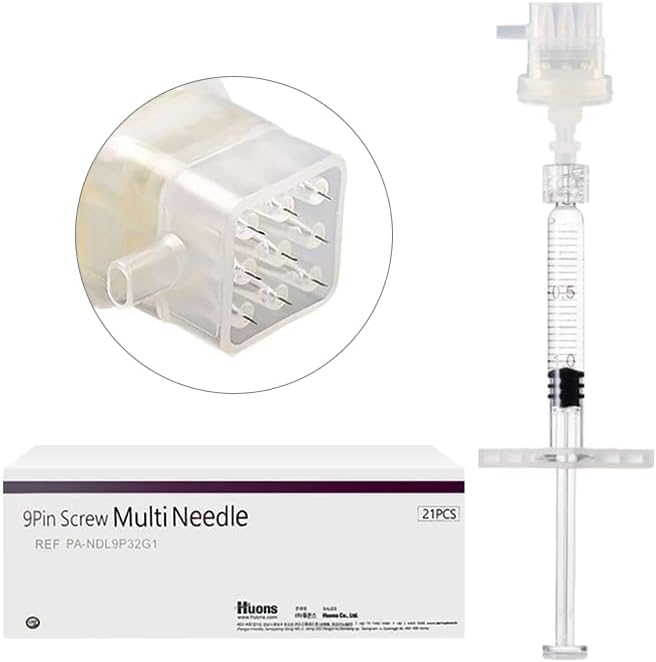 9 İğneli Mezoterapi İğnesi 32G 0 - 2,5 mm Ayarlanabilir