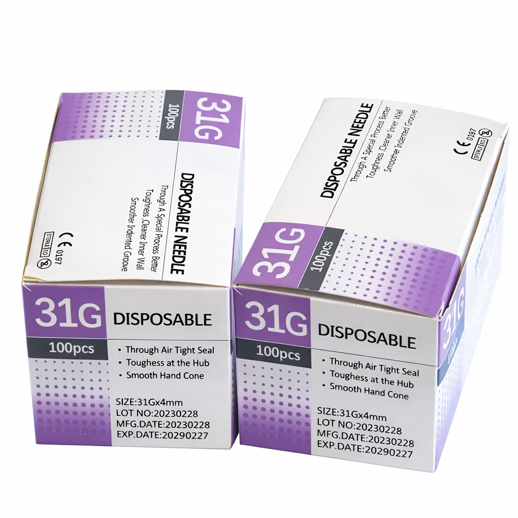Disposable 31G Mesotherapy Needles – 100 Box